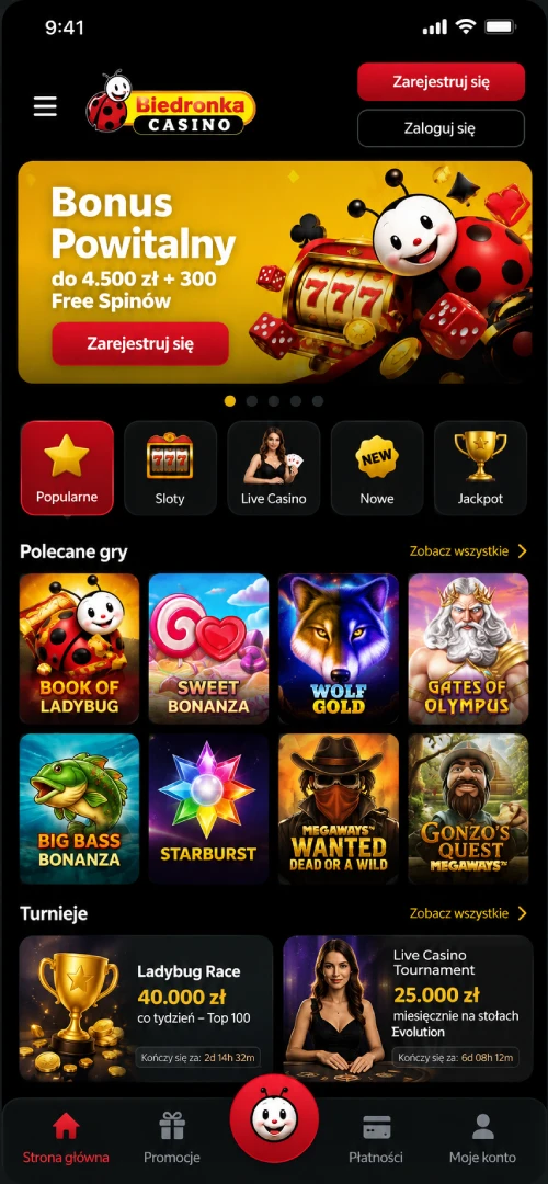 Pobierz Biedronka Casino Aplikację